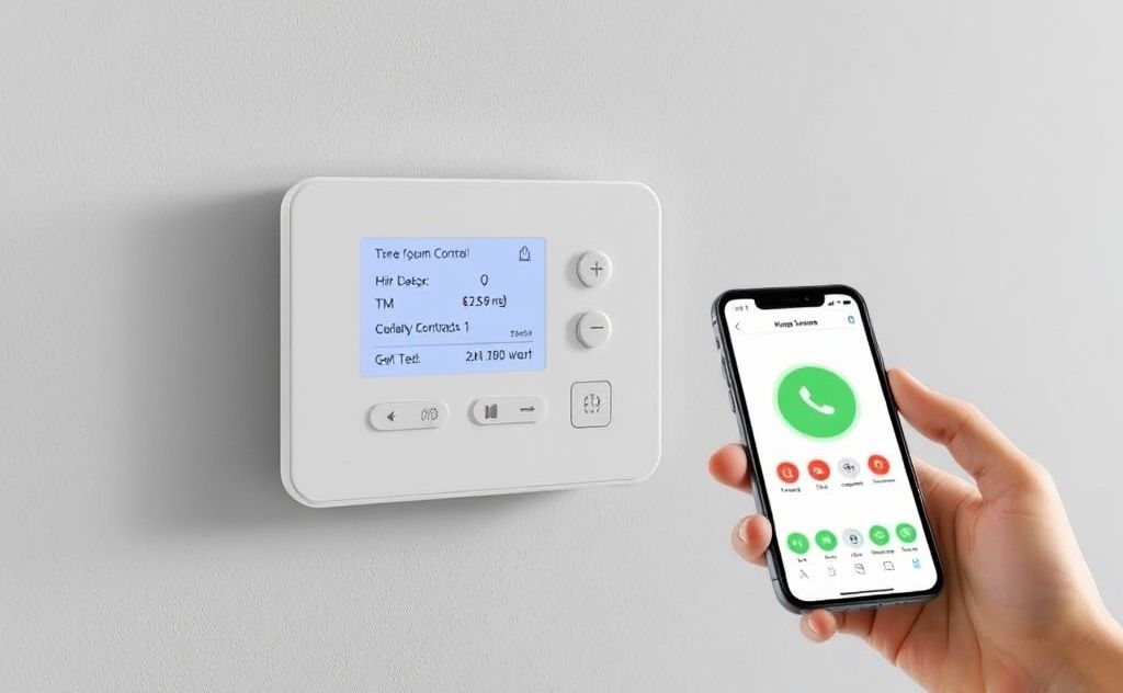 Remote heating control with smart device interaction