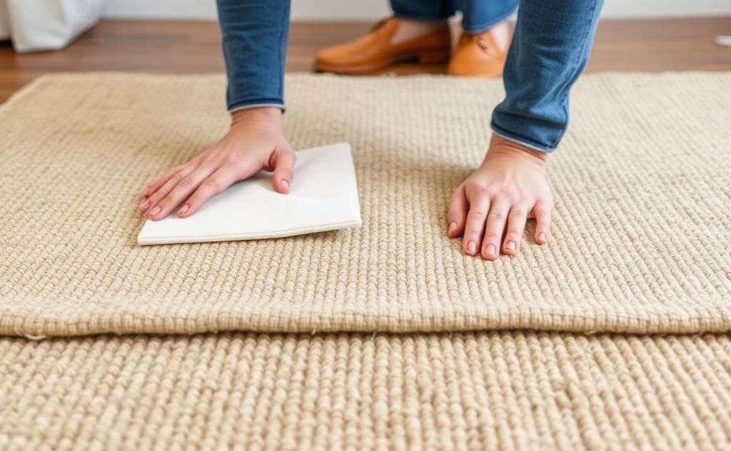 Remove wrinkles from sisal rugs easily today
