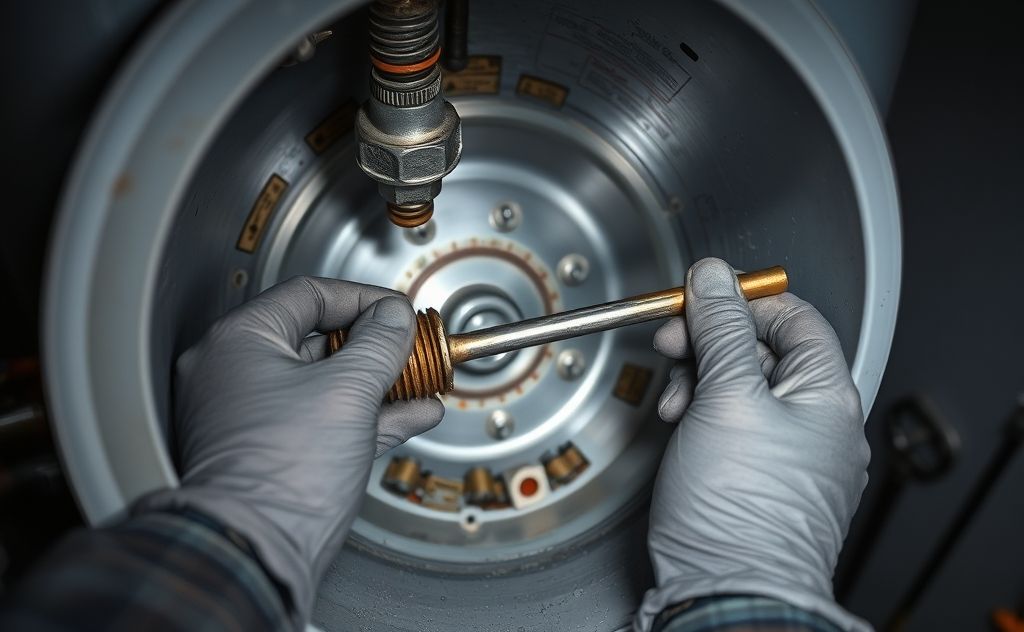 Replace anode rod in Whirlpool water tank