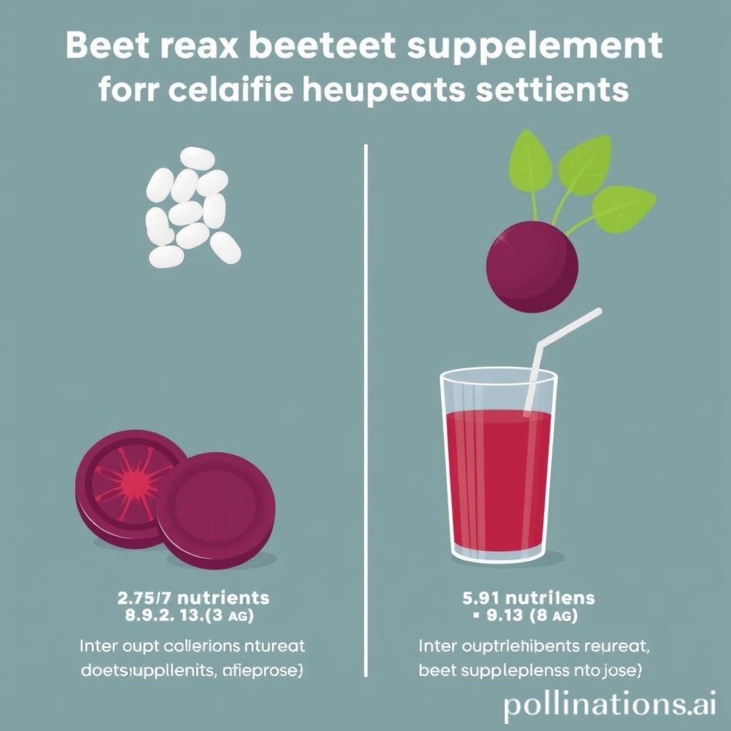 Beet supplements vs. beet juice: A comparative analysis