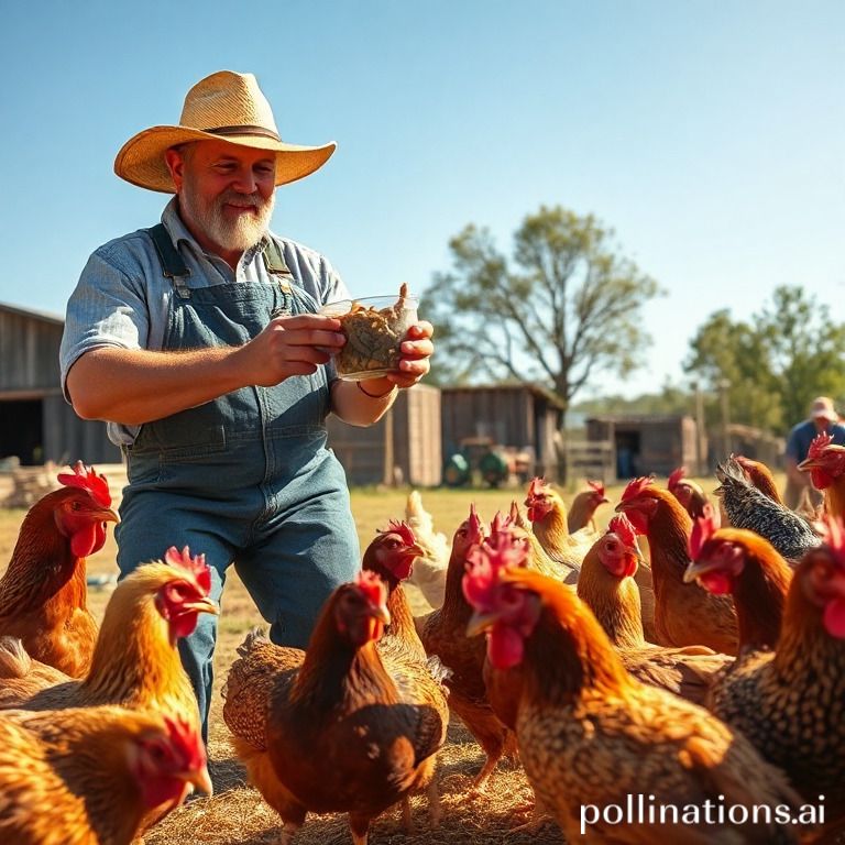 Mealworms' impact on chickens' nutrition and the environment