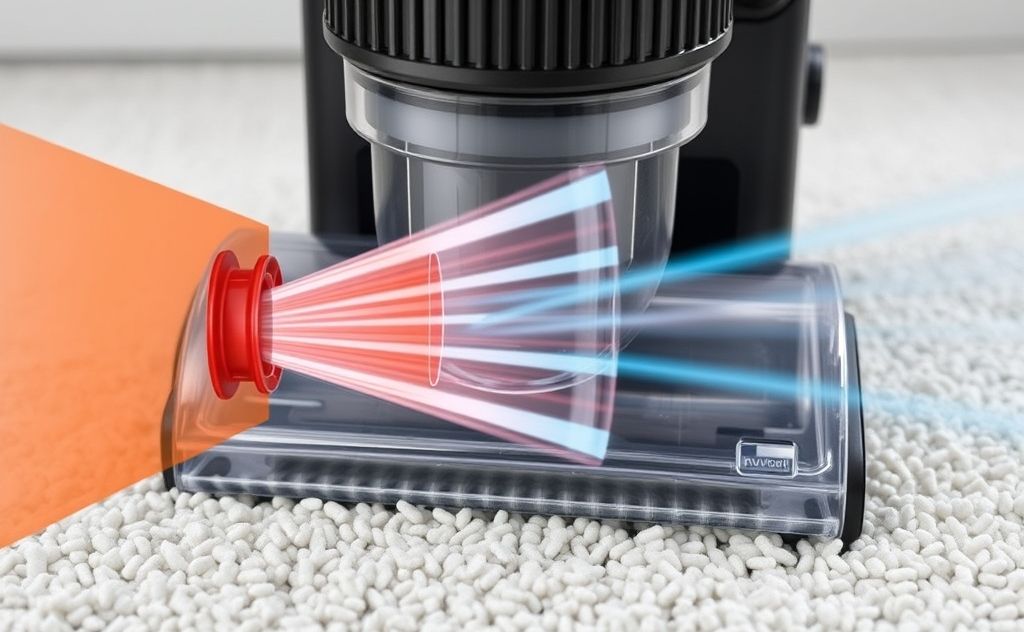 Reverse airflow in a vacuum cleaner for better cleaning.
