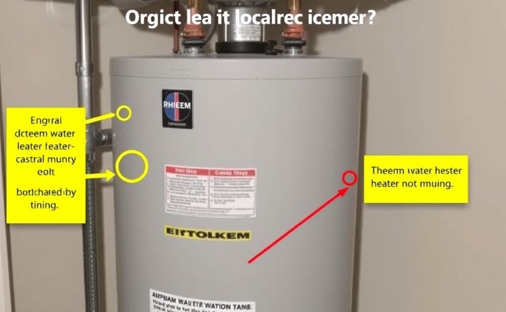 Rheem water heater leak locations identified