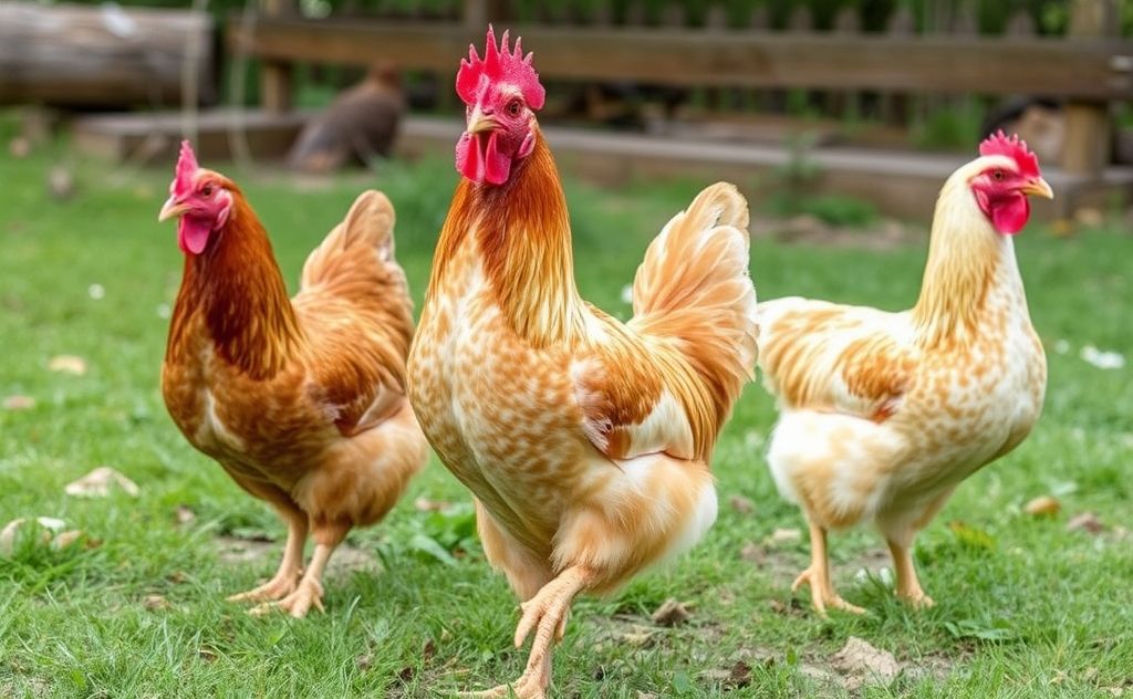 Rhode Island Red chickens lifespan 5 to 8 years