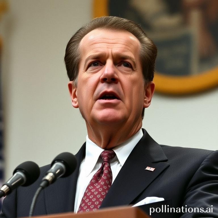 Richard Nixon giving a speech