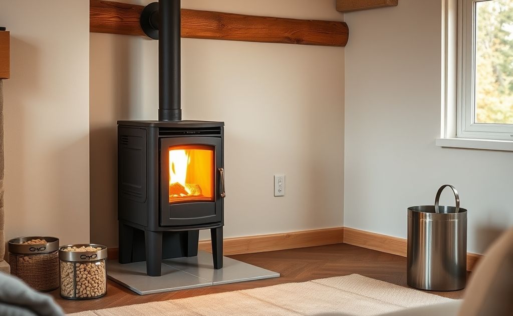 Right size pellet stove for energy efficiency