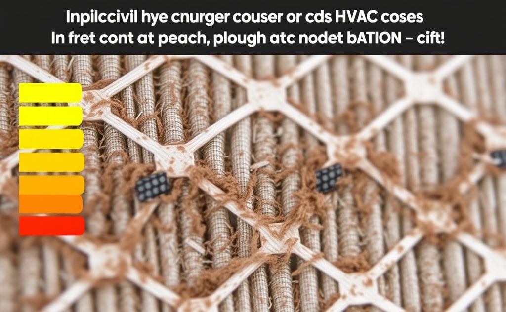Rising energy costs from clogged HVAC filter