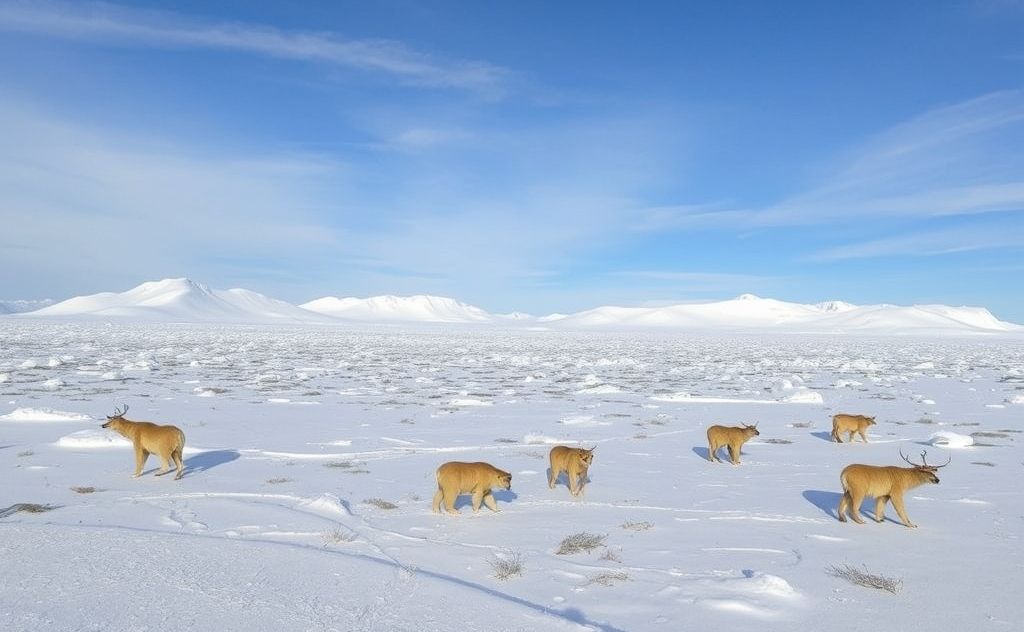 Rising temperatures affecting polar landscapes and wildlife