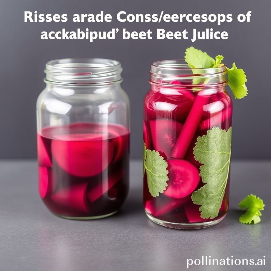 Risks of Pickled Beet Juice: Sugar, Stomach Upset, and Teeth Staining