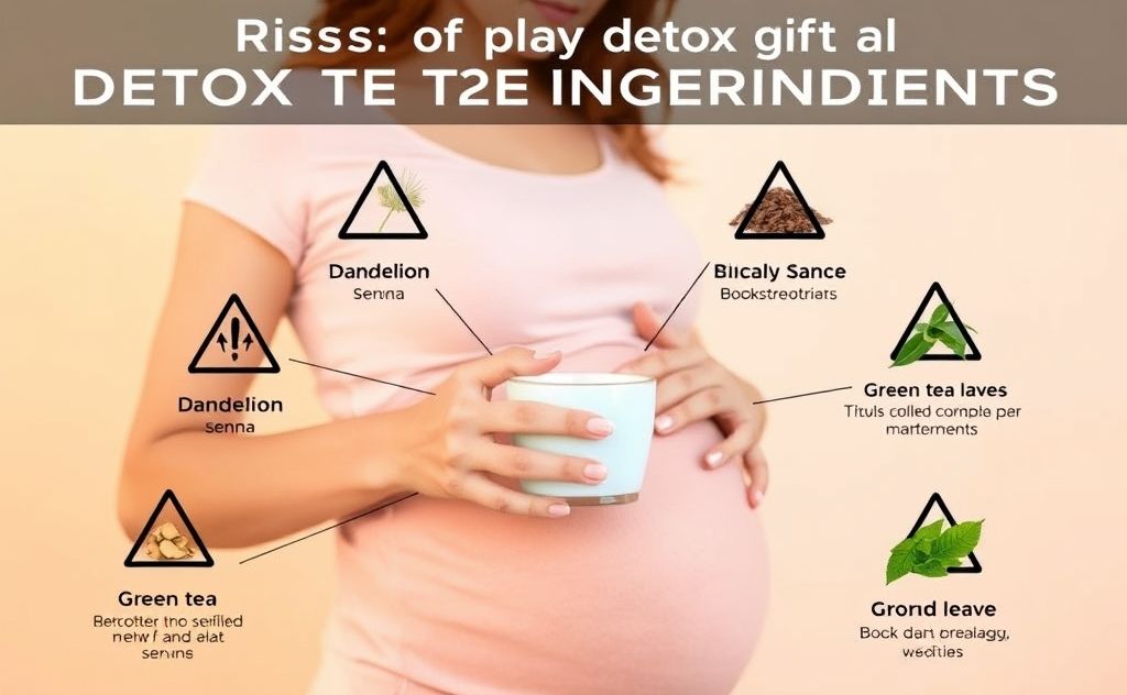Risks of detox tea ingredients during pregnancy