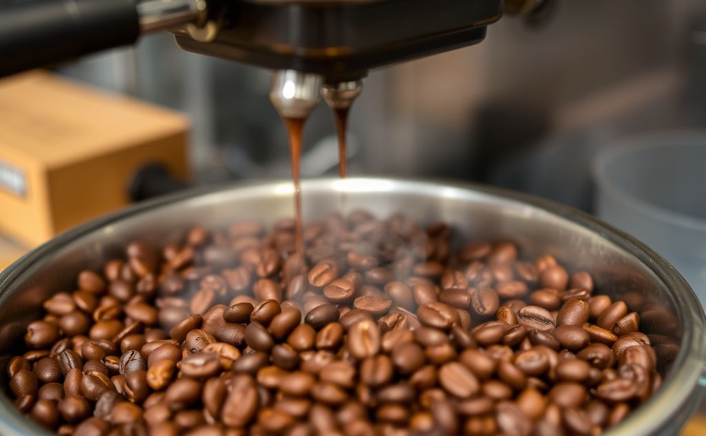 Roasting brings out chocolate flavors in coffee
