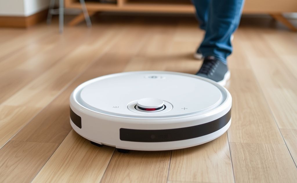 Robot vacuum cleaner saves time and effort