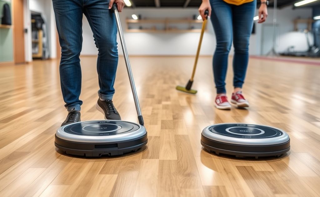 Robotic gym vacuums enhance cleaning efficiency
