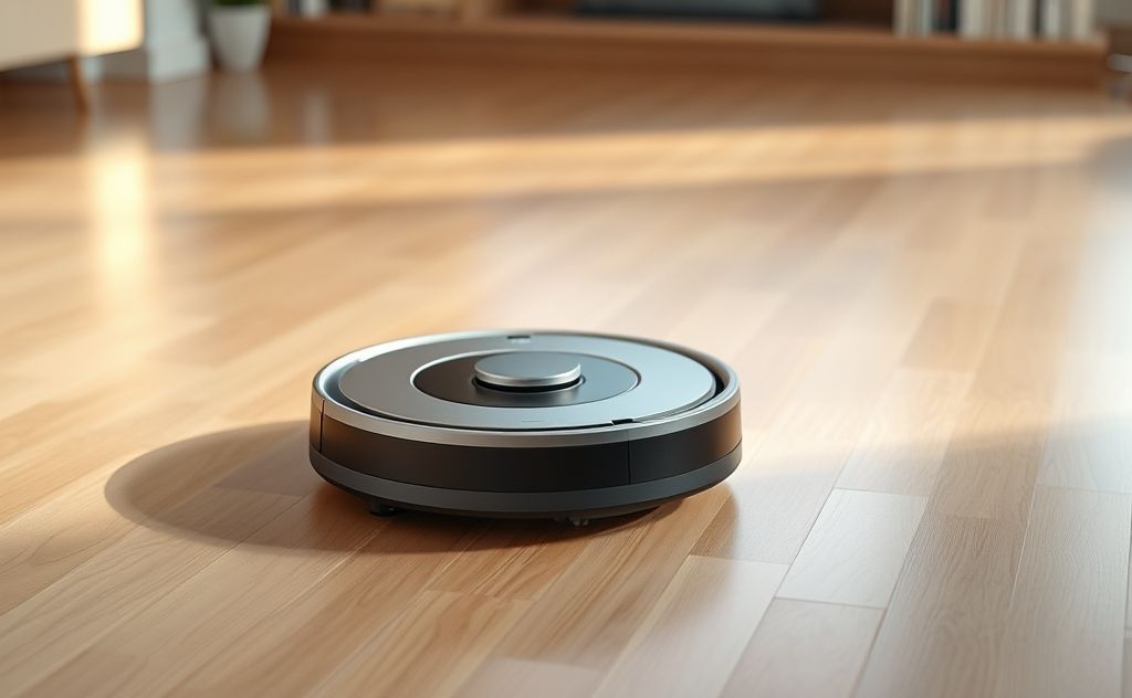 Robotic vacuum cleaner offers powerful cleaning efficiency