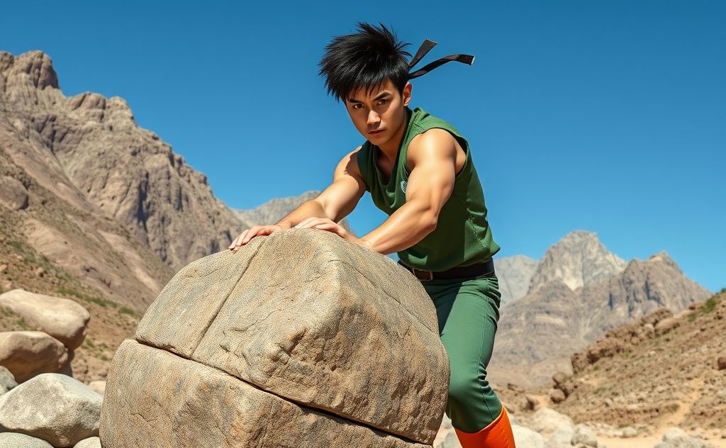 Rock Lee's strength without chakra powers