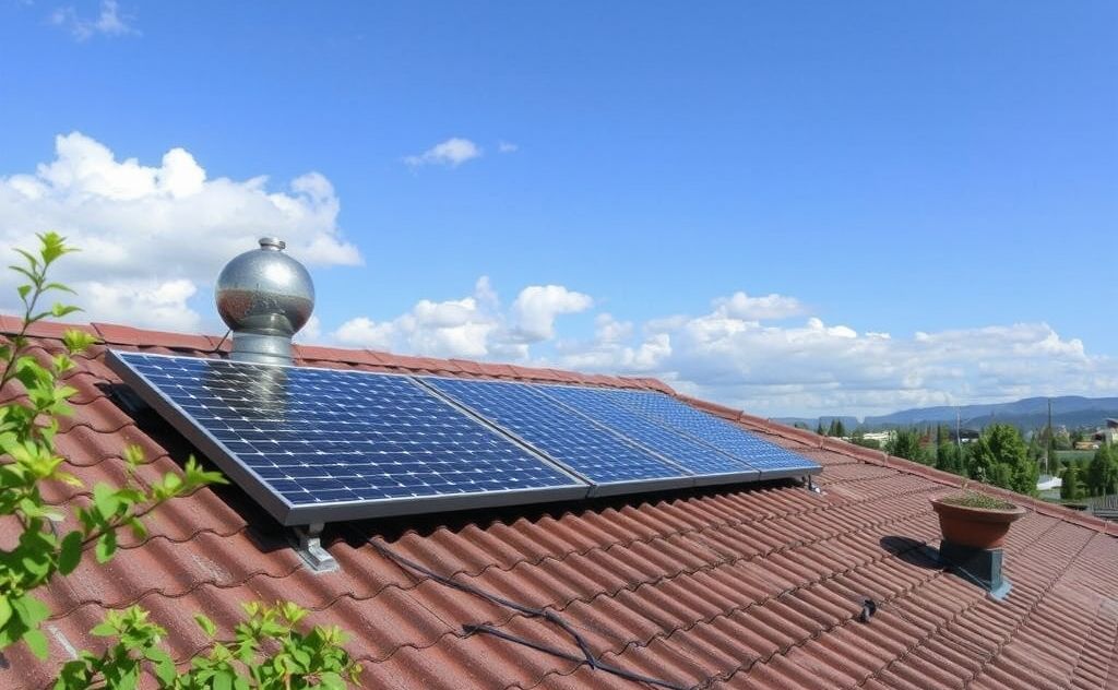 Rooftop solar powered heater installation tips
