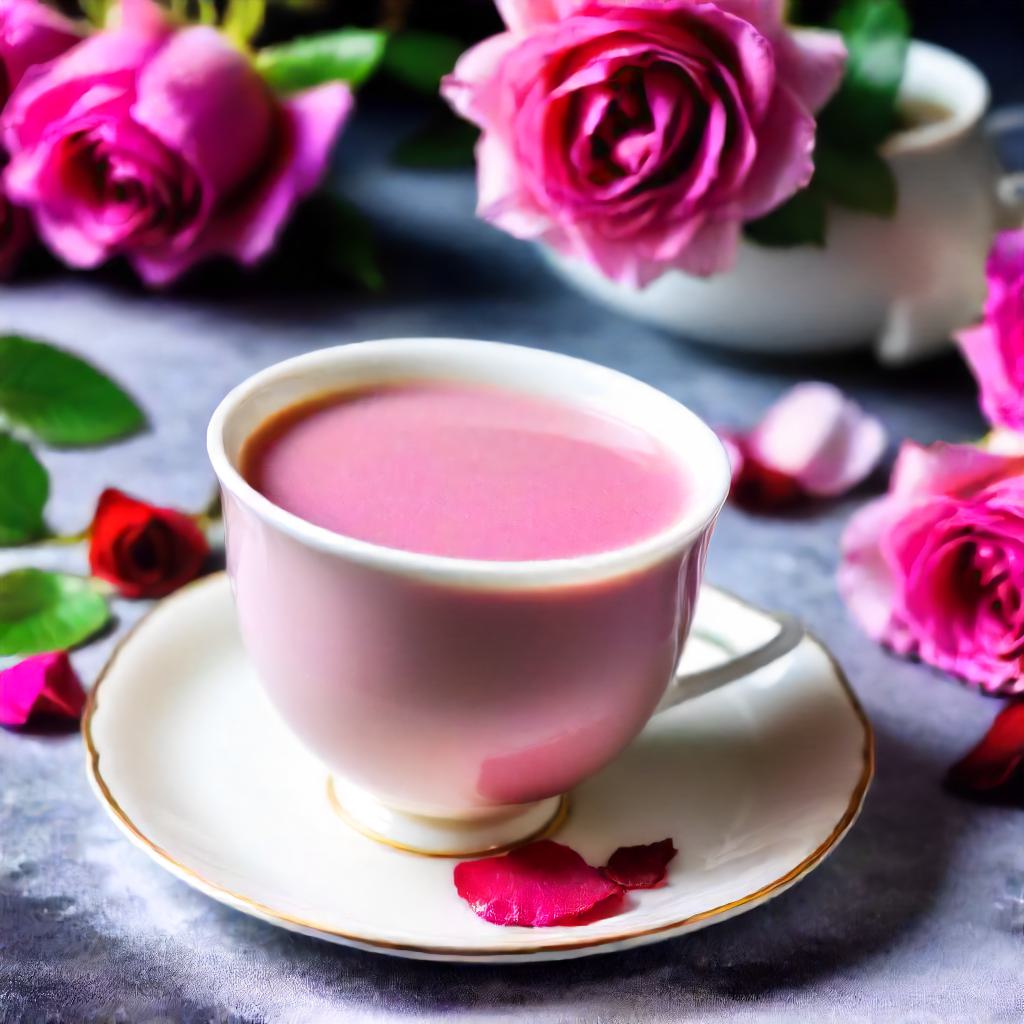 what does rose milk tea taste like