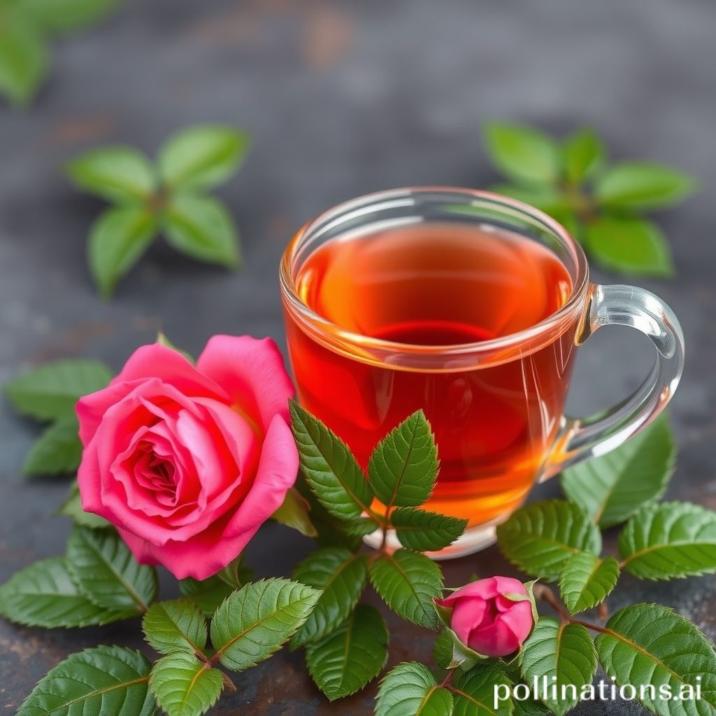 Rose tea: Antioxidant-rich, digestive aid, stress relief.