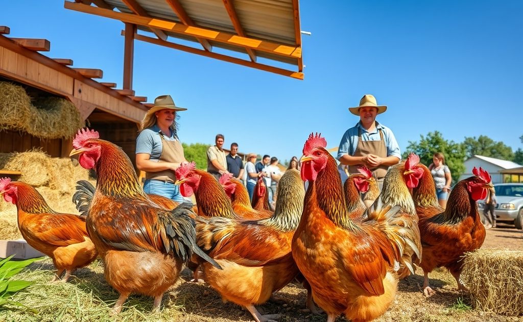 Rutin chickens for sale at local farms