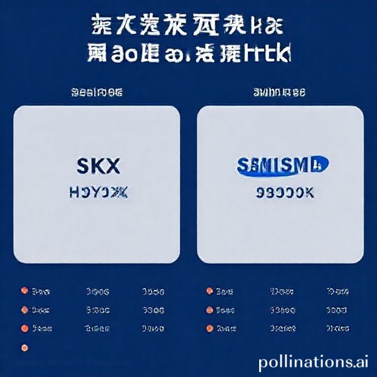 SK하이닉스와 삼성전자 HBM 시장 이미지