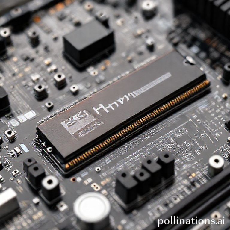 SK하이닉스 HBM 메모리 칩 이미지