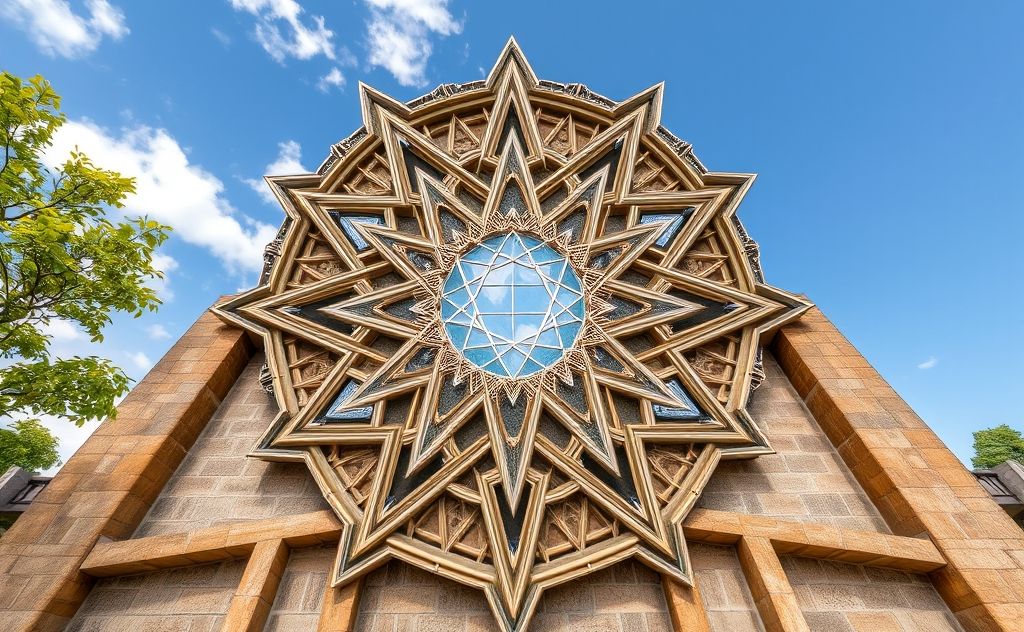 Sacred geometry patterns in nature and architecture