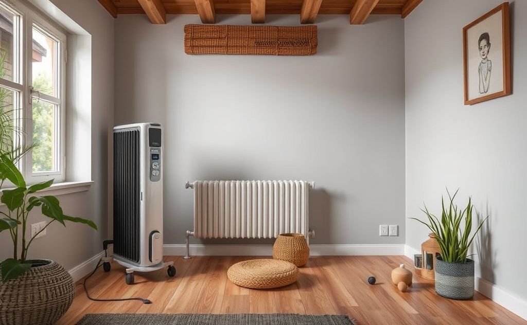 Safe duration for using an oil heater indoors