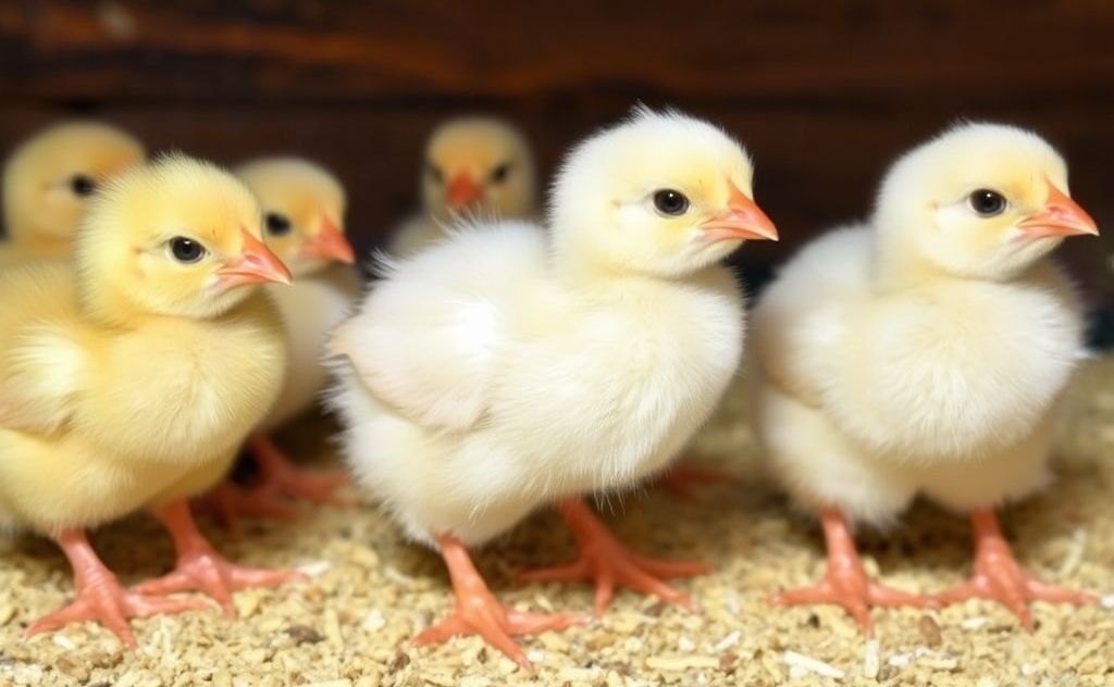Safe food options for two week old chicks