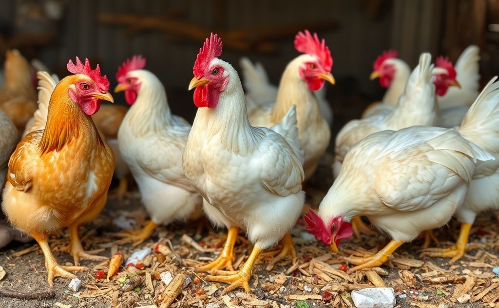 Safe food scraps chickens enjoy eating
