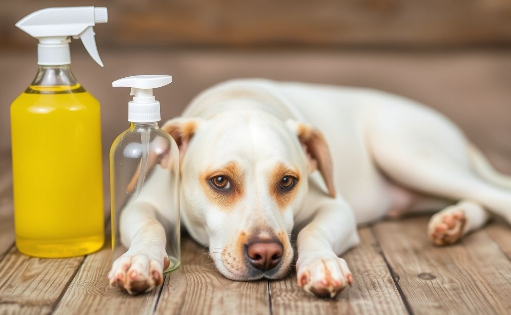 Safe homemade disinfectant for pets