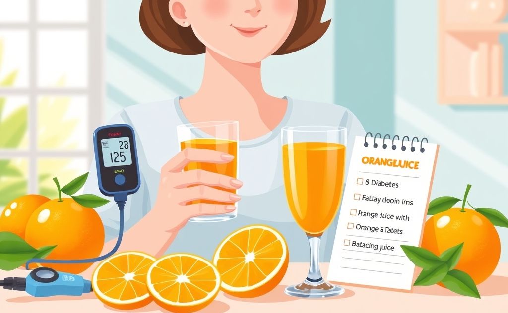 Safe tips for diabetics on orange juice