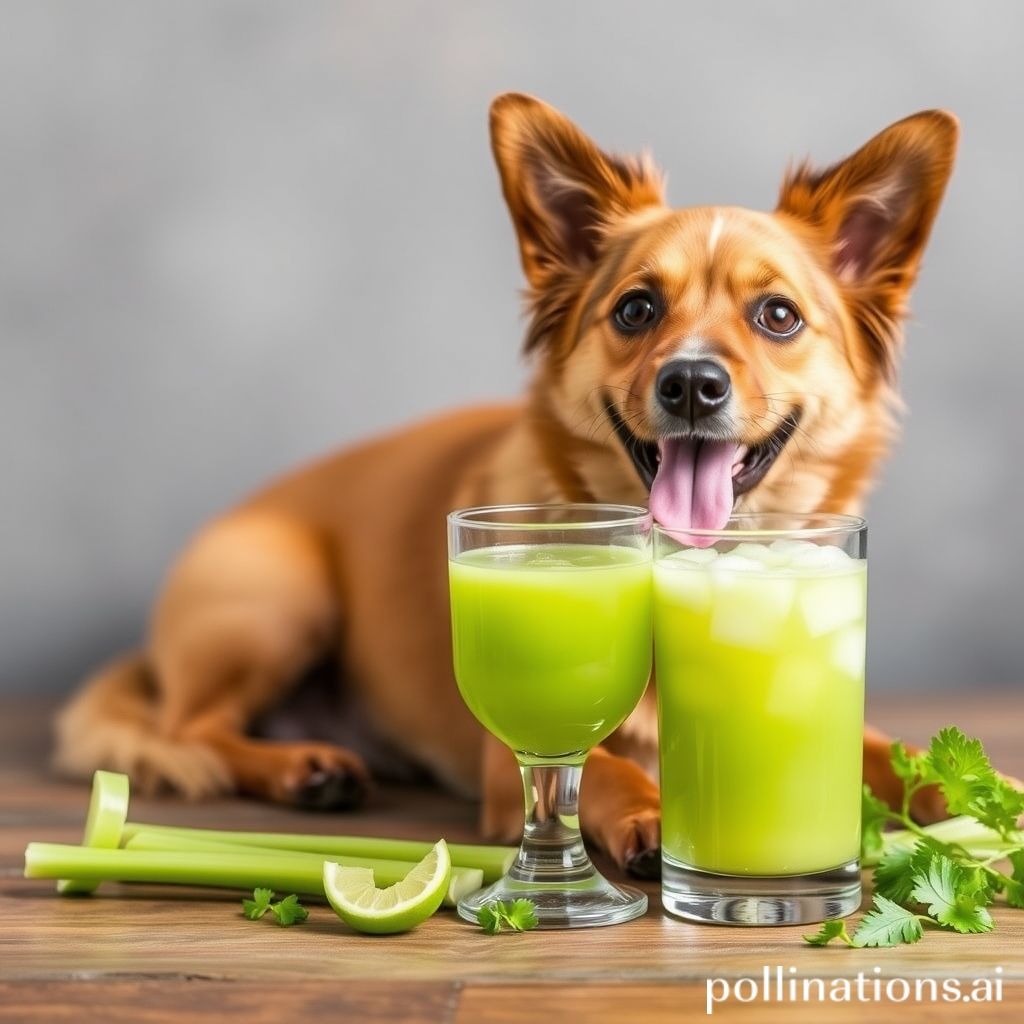 Safely Introducing Celery Juice to Your Dog's Diet: Expert Guidance and Monitoring