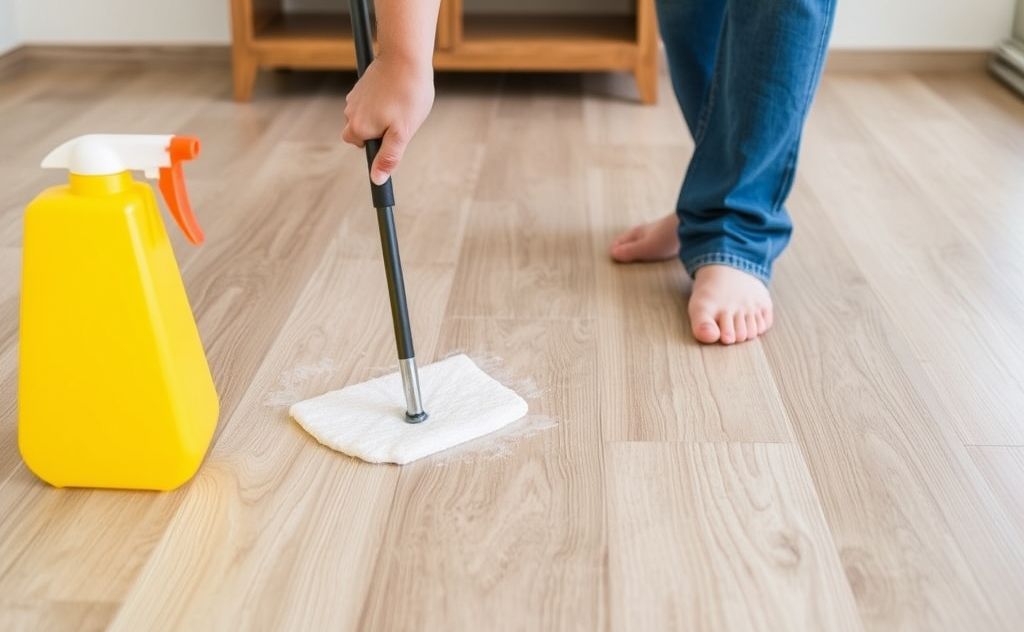 Safer options for cleaning vinyl flooring