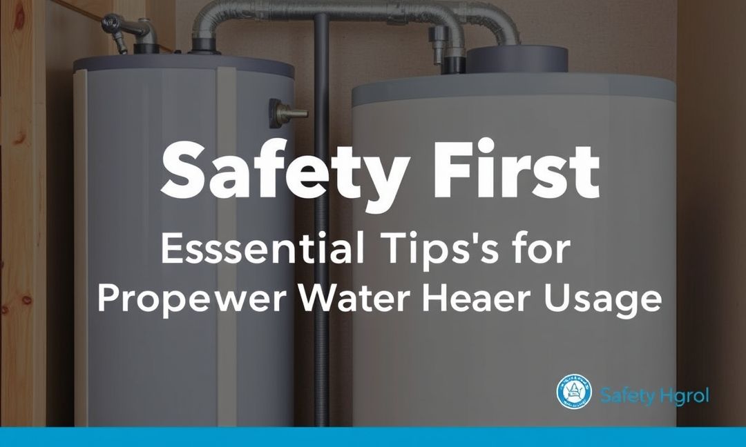 Safety First: Essential Tips for Proper Water Heater Usage