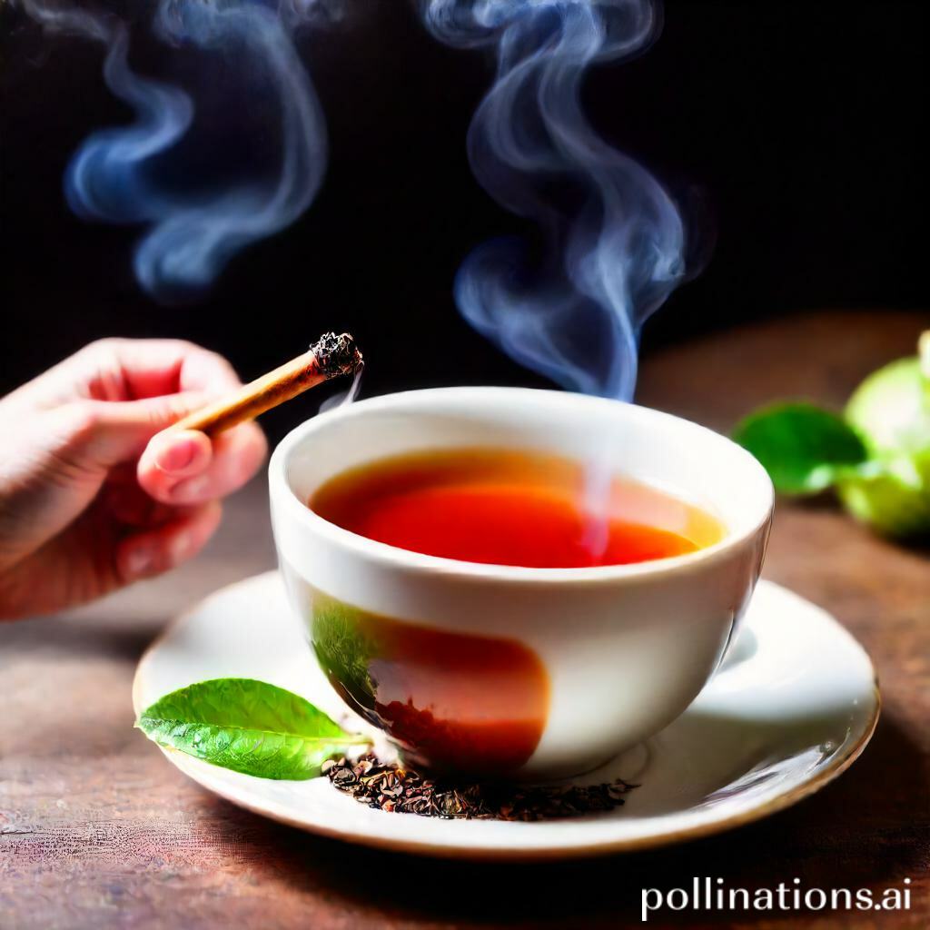 Smoking Tea: Safety Risks