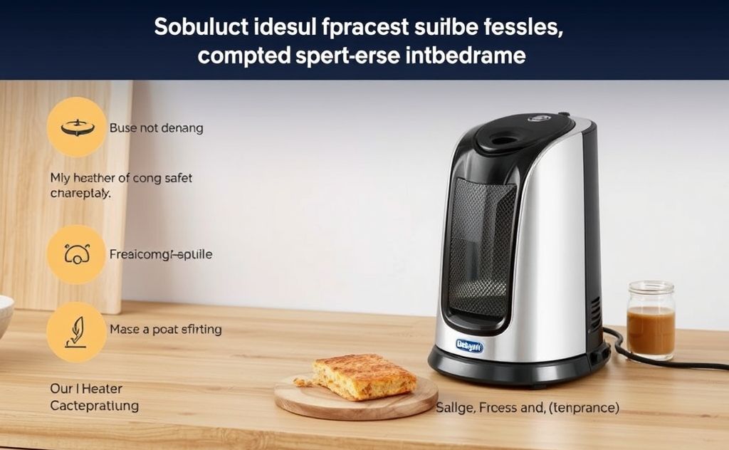 Safety features and convenience of Delonghi heater