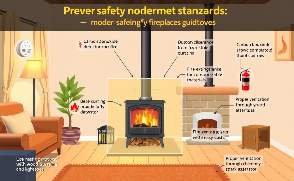 Safety standards for wood burning fireplaces and stoves