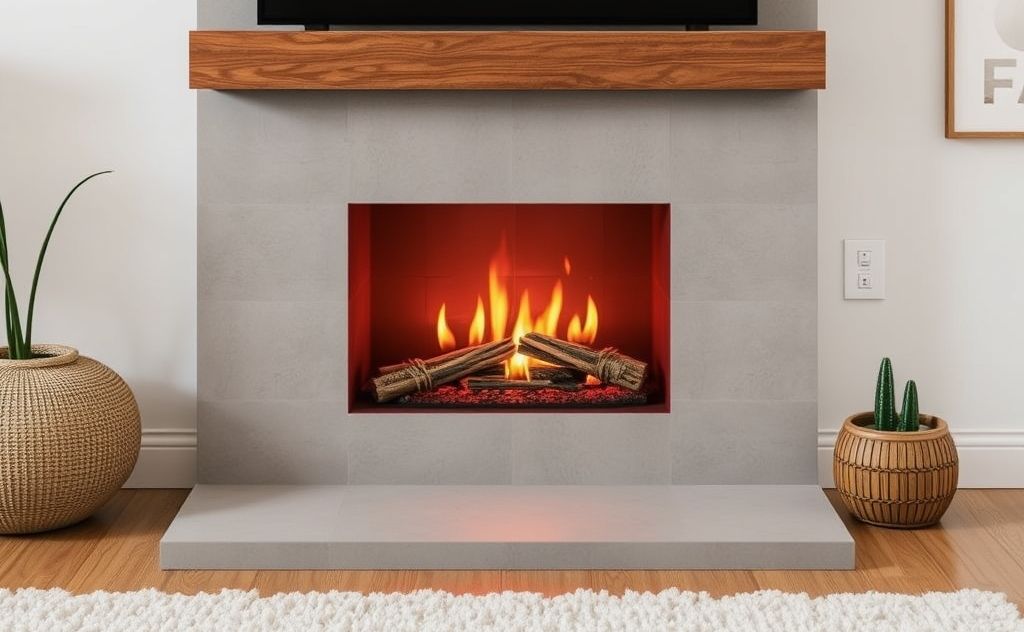 Safety tips for plug-in fireplaces usage