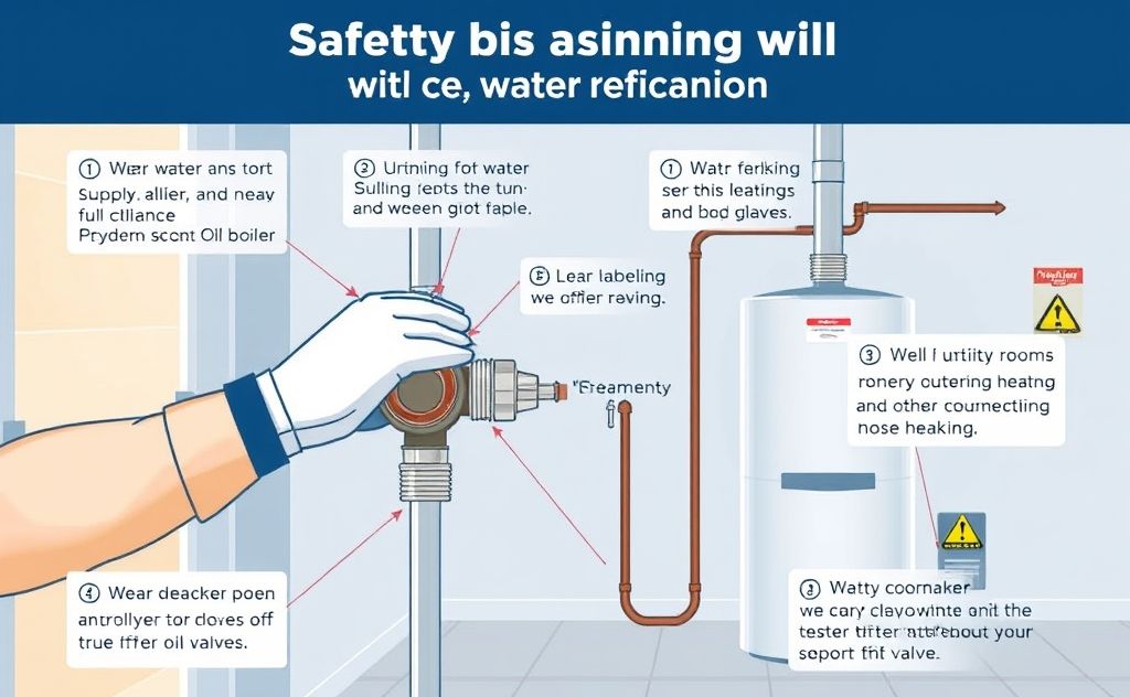 Safety tips for turning off oil boiler water supply