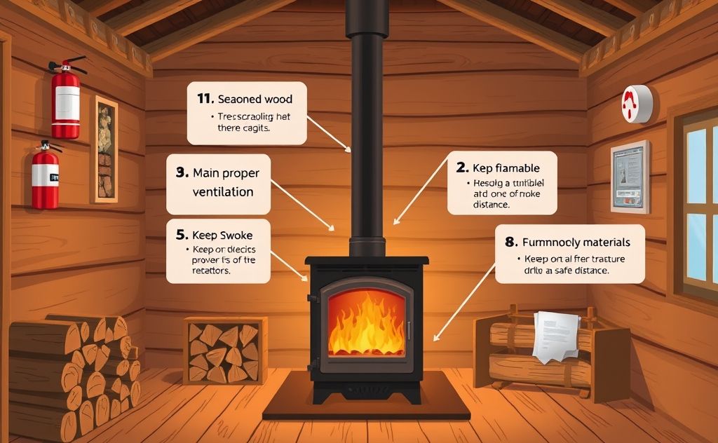 Safety tips for using wood stoves effectively