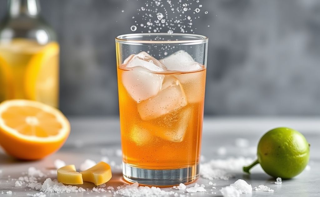 Salt enhances flavor in carbonated water.