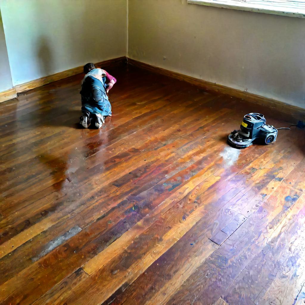 Wooden floor sanding techniques for a smooth finish