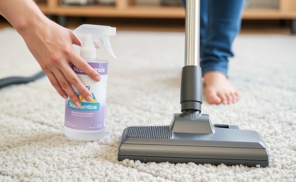 Sanitize a vacuum cleaner to remove odors effectively
