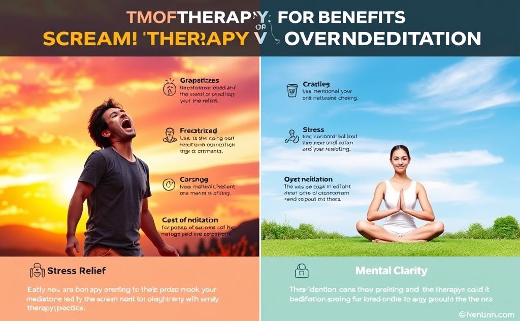 Scream therapy benefits over meditation practices