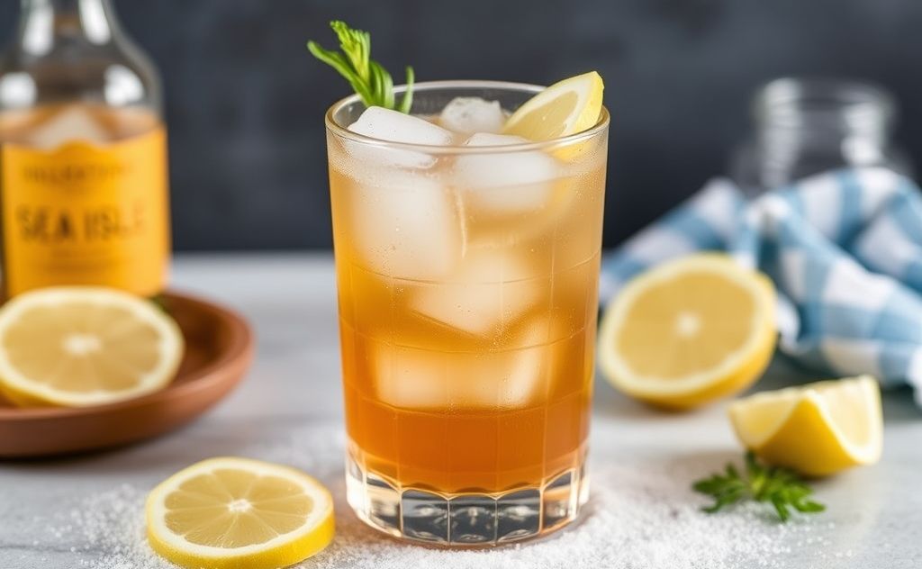 Sea Isle Spiked Iced Tea with sugar details