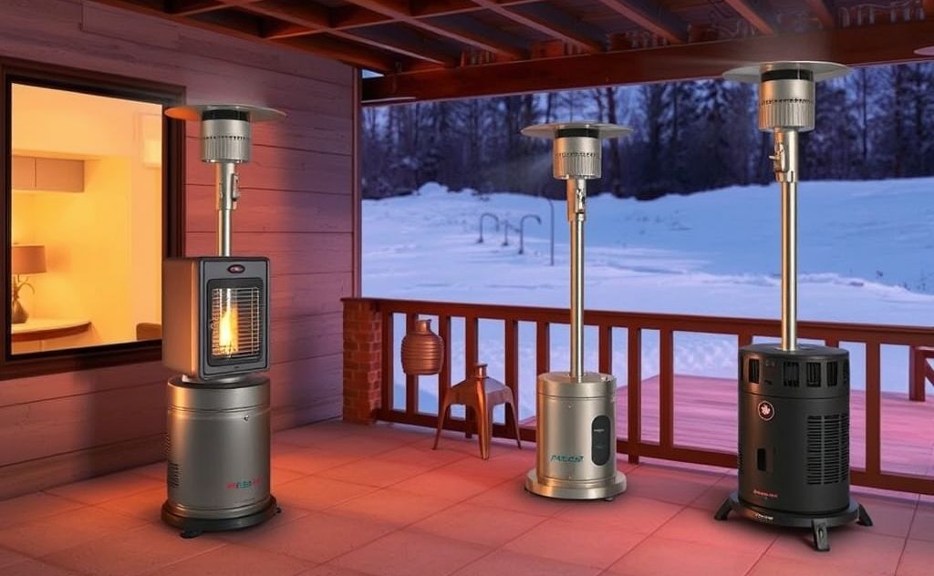 Sealed combustion propane heaters for safe warmth