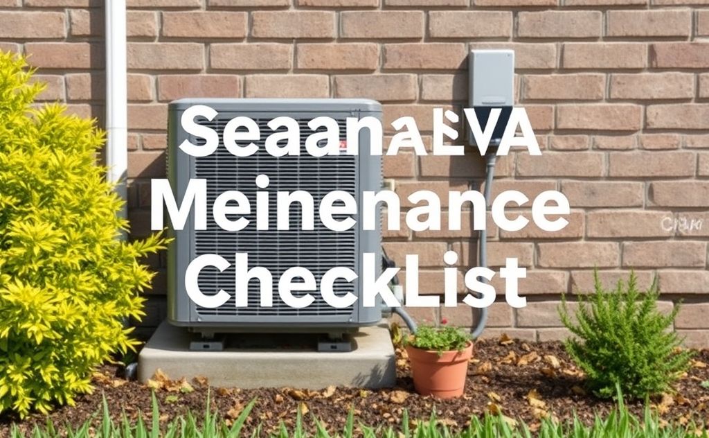 Seasonal HVAC maintenance checklist tips