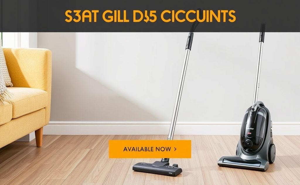 Seasonal discounts on vacuum cleaners available now