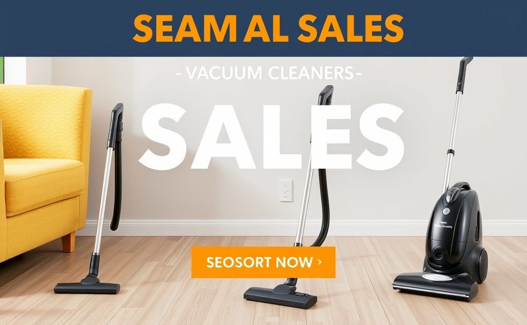 Seasonal sales for vacuum cleaners available now