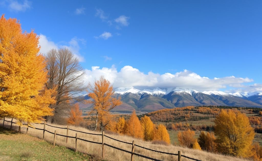 Seasonal shifts in nature's temperature changes
